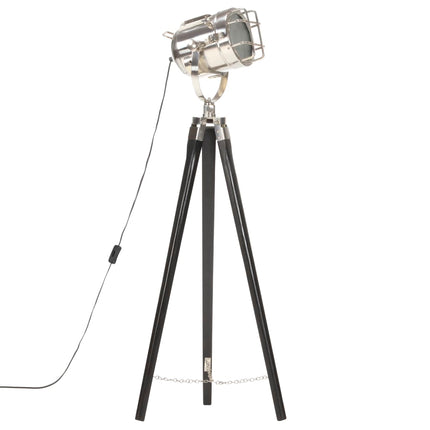 Lampadaire À Trépied Bois De Manguier Massif 97 Cm