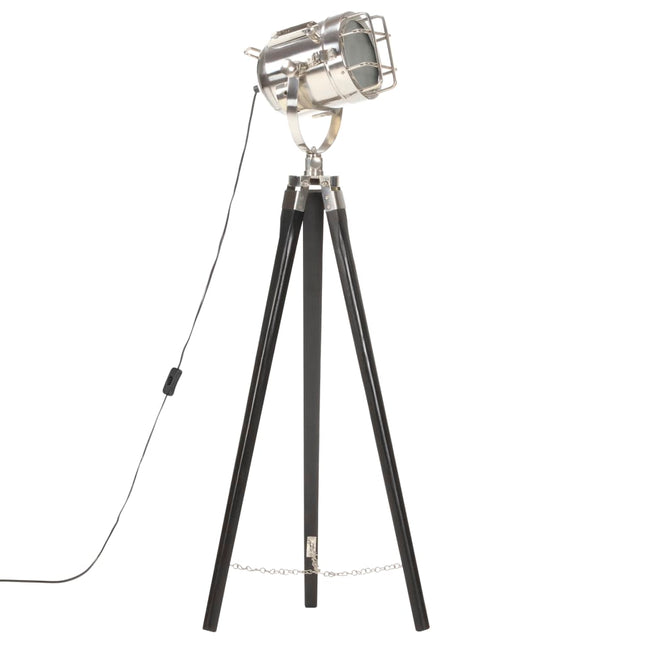 Lampadaire À Trépied Bois De Manguier Massif 97 Cm