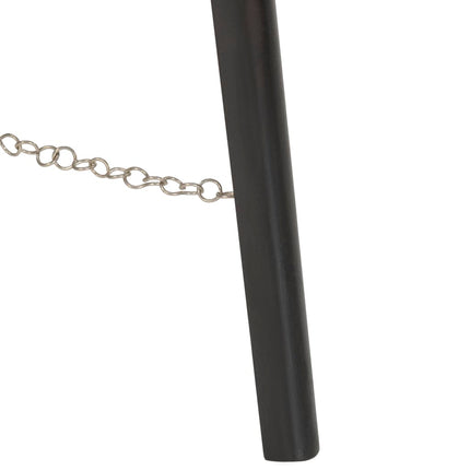 Lampadaire À Trépied Bois De Manguier Massif 97 Cm