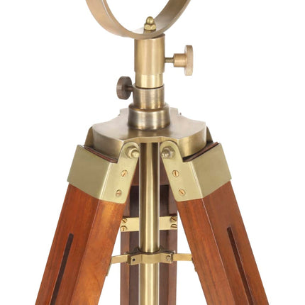 Lampadaire À Trépied Bois De Manguier Massif 165 Cm