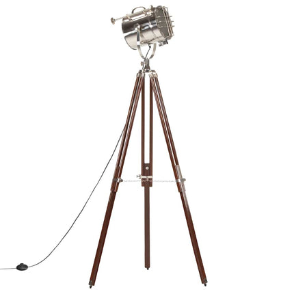 Lampadaire À Trépied Bois De Manguier Massif 180 Cm