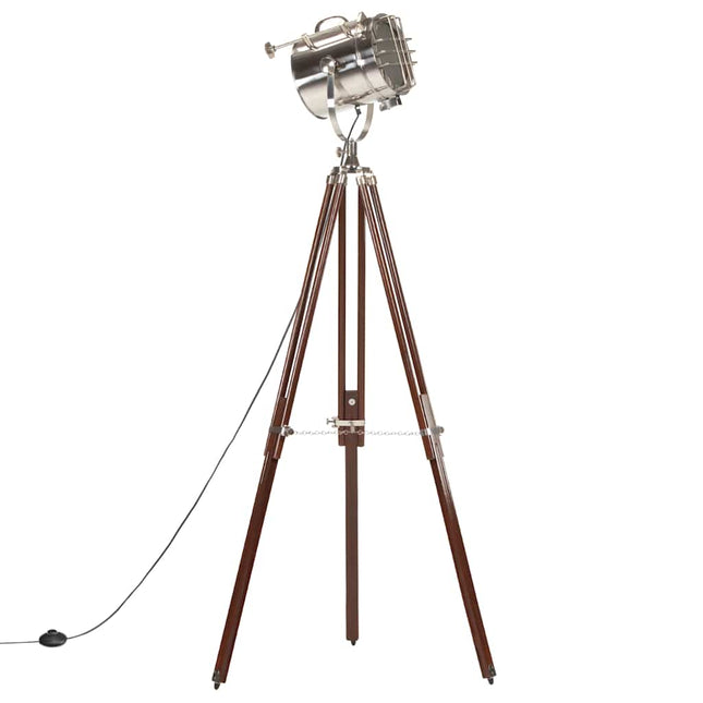 Lampadaire À Trépied Bois De Manguier Massif 180 Cm