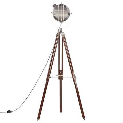 Lampadaire À Trépied Bois De Manguier Massif 180 Cm