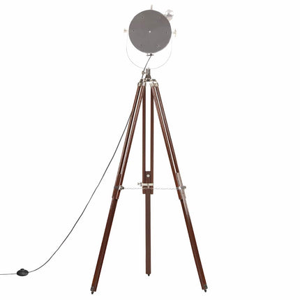 Lampadaire À Trépied Bois De Manguier Massif 180 Cm