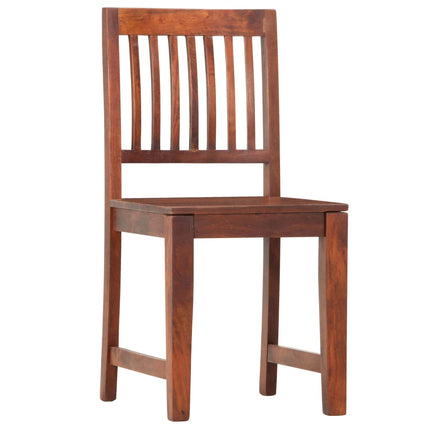 Chaises À Manger Lot De 2 Bois Solide De Manguier