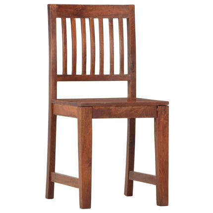 Chaises À Manger Lot De 2 Bois Solide De Manguier
