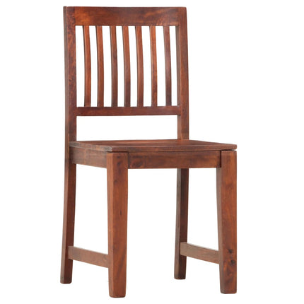 Chaises À Manger Lot De 2 Bois Solide De Manguier