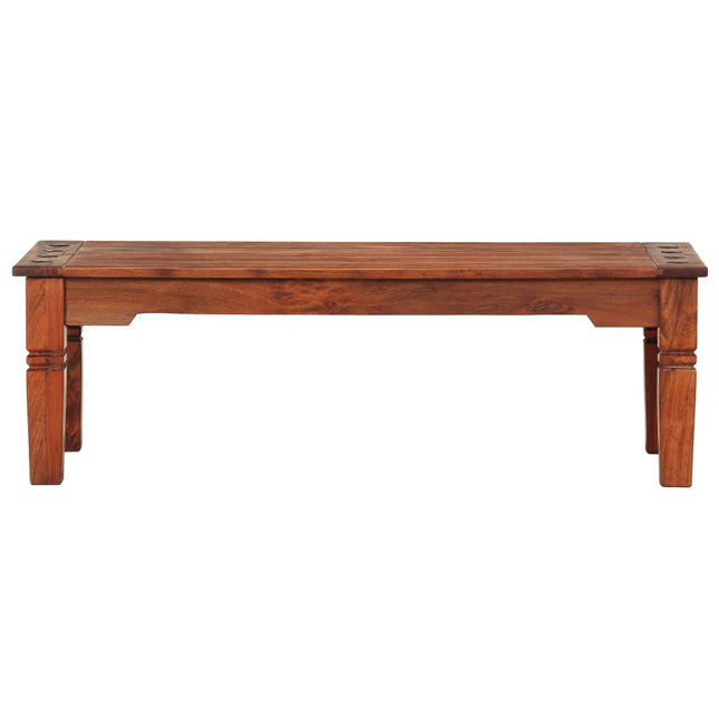 Table Basse 110 X 50 X 35 Cm Bois D'acacia Solide