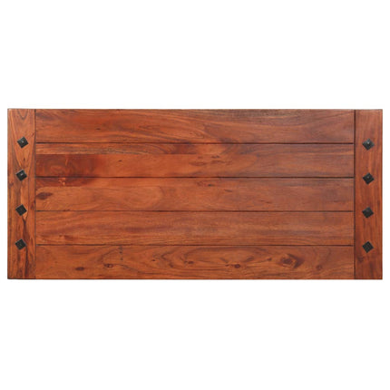 Table Basse 110 X 50 X 35 Cm Bois D'acacia Solide
