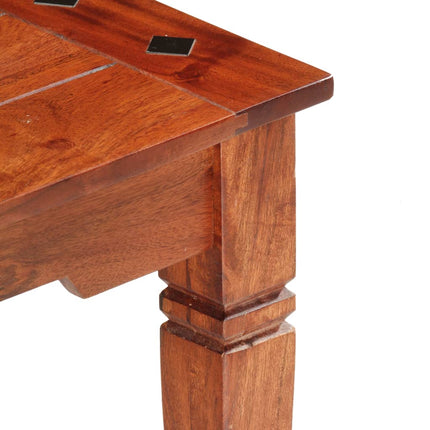 Table Basse 110 X 50 X 35 Cm Bois D'acacia Solide