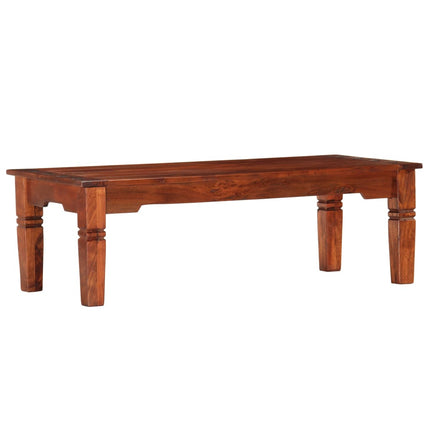 Table Basse 110 X 50 X 35 Cm Bois D'acacia Solide