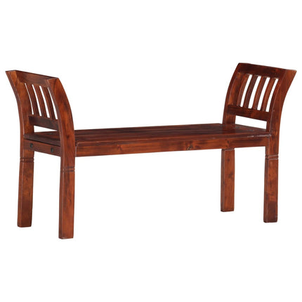 Banc 111 Cm Bois D'acacia Solide