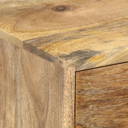 Table De Chevet 36 X 30 X 60 Cm Bois De Manguier Massif