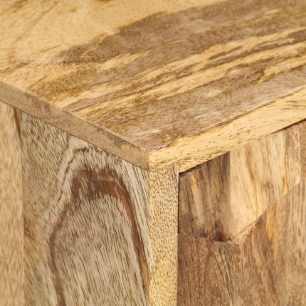 Table De Chevet 40X30X50 Cm Bois De Manguier Massif