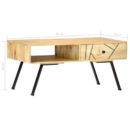 Table Basse 95X50X42 Cm