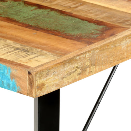 Table De Bar 180X70X107 Cm Bois De Récupération Solide