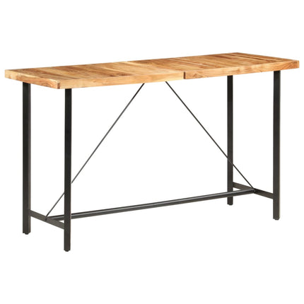 Table De Bar 180X70X107 Cm Bois De Récupération Solide