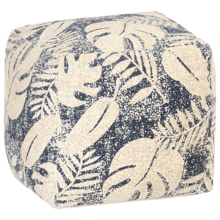 Pouf Design Imprimé 45X45X45 Cm Coton