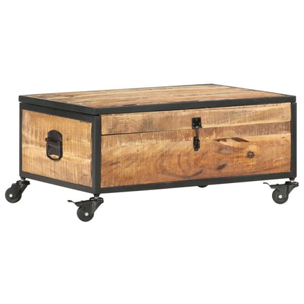 Table Basse 70X50X33 Cm Bois De Manguier Massif