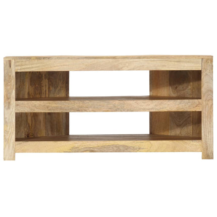 Meuble Tv D'angle 90X45X45 Cm Bois De Manguier Solide