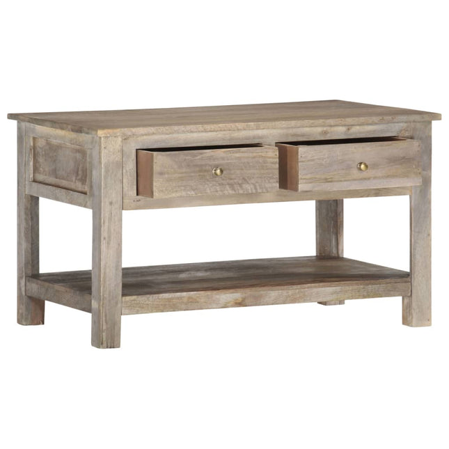 Table Basse 82X52X47 Cm Bois De Manguier Massif