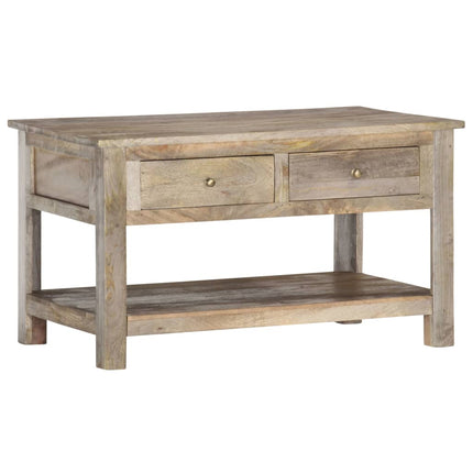 Table Basse 82X52X47 Cm Bois De Manguier Massif