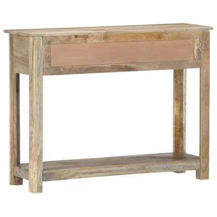 Table Console 100X30X76 Cm Bois De Manguier Massif