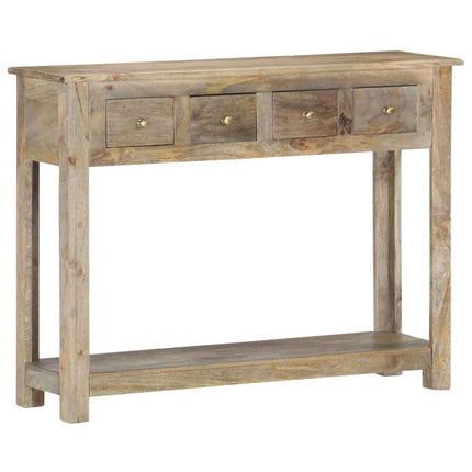 Table Console 100X30X76 Cm Bois De Manguier Massif