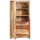 Buffet 50X30X108 Cm Bois Massif