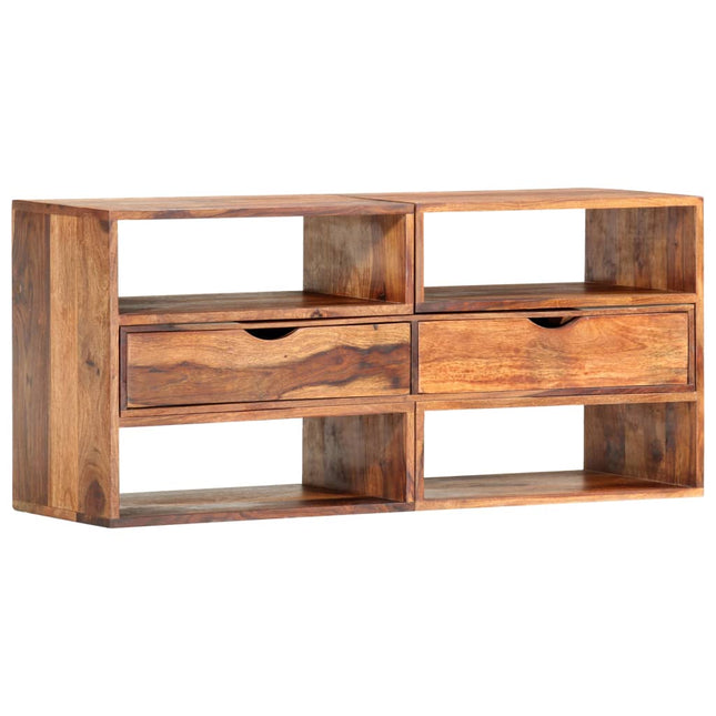 Meuble Tv 160X30X45 Cm Bois Massif