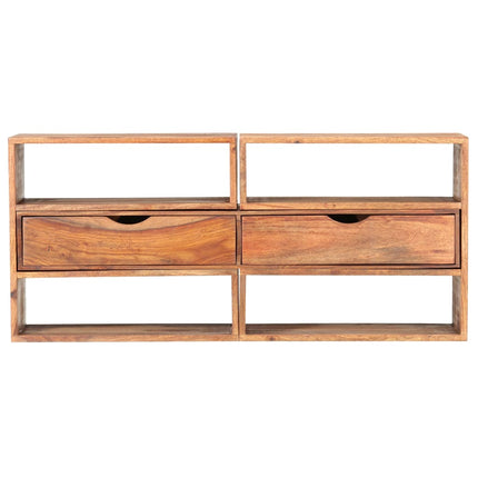 Meuble Tv 160X30X45 Cm Bois Massif