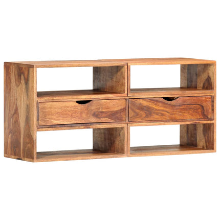 Meuble Tv 160X30X45 Cm Bois Massif