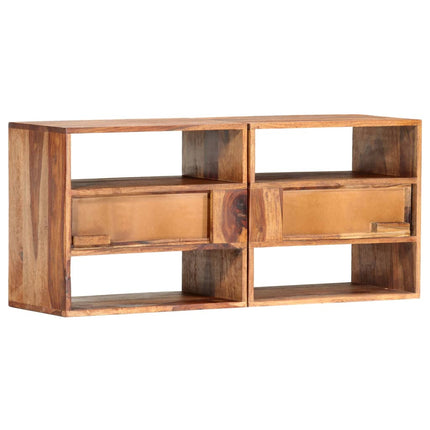 Meuble Tv 160X30X45 Cm Bois Massif