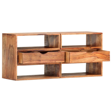 Meuble Tv 160X30X45 Cm Bois Massif