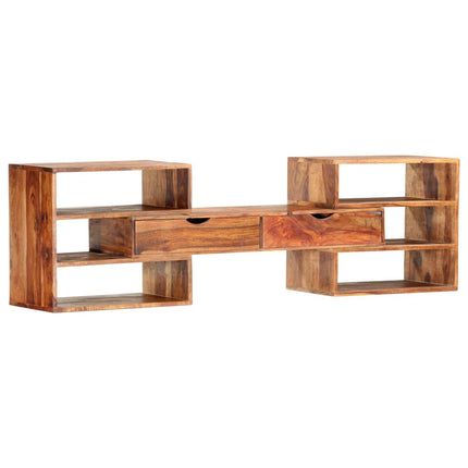 Meuble Tv 160X30X45 Cm Bois Massif