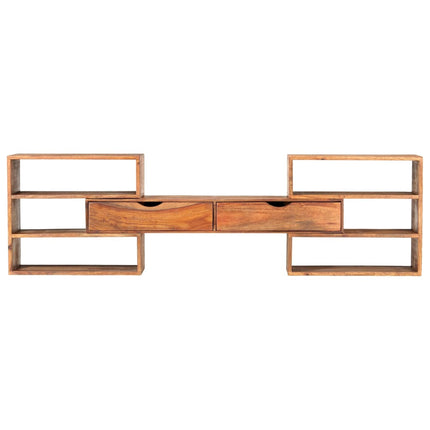 Meuble Tv 160X30X45 Cm Bois Massif
