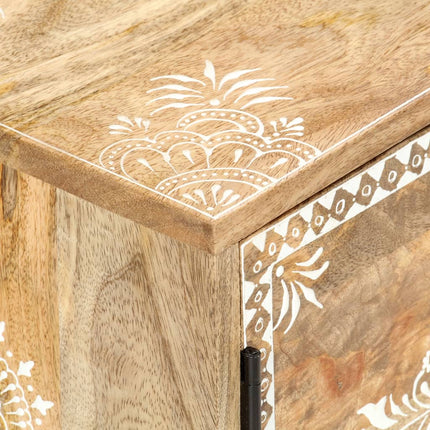 Meuble Tv 120X30X40 Cm Bois Massif De Manguier
