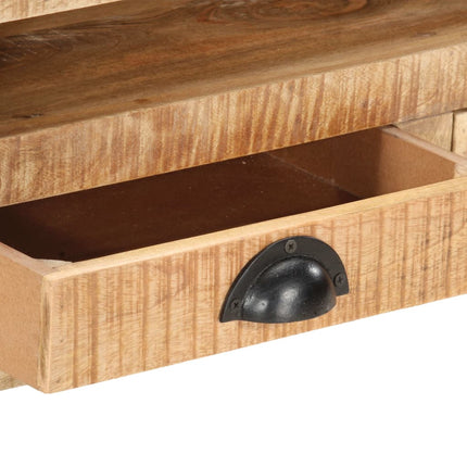 Meuble Tv 150X30X37 Cm Bois Solide De Manguier