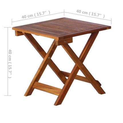Chaise Longue Avec Table À Thé 3 Pcs Bois D'acacia Massif