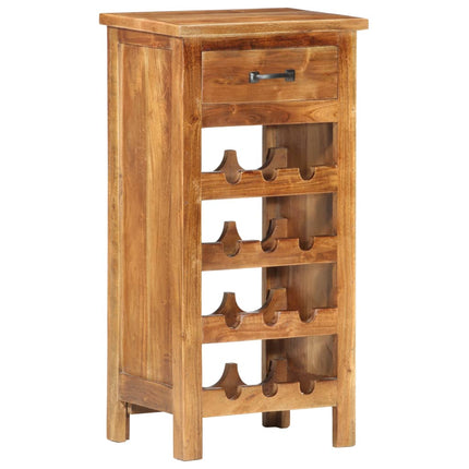 Casier À Bouteilles 40X30X80 Cm Bois D'acacia Massif