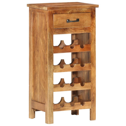 Casier À Bouteilles 40X30X80 Cm Bois D'acacia Massif