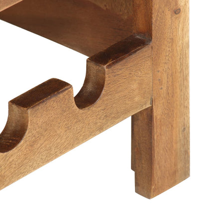 Casier À Bouteilles 40X30X80 Cm Bois D'acacia Massif