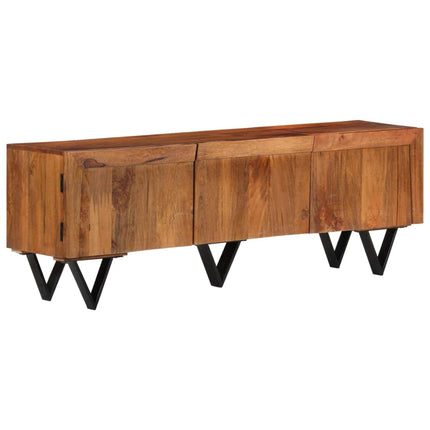 Meuble Tv 140X30X46 Cm Bois Massif De Manguier