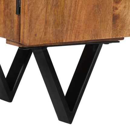 Meuble Tv 140X30X46 Cm Bois Massif De Manguier