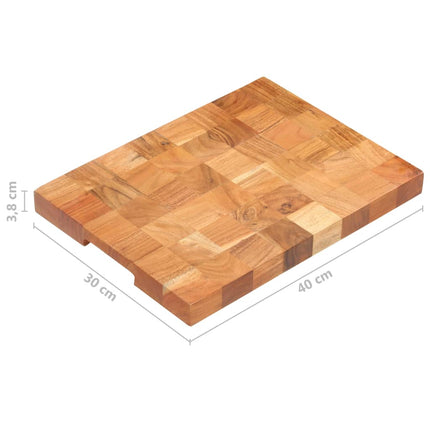 Planche À Découper 40X30X3,8 Cm Bois D'acacia Massif