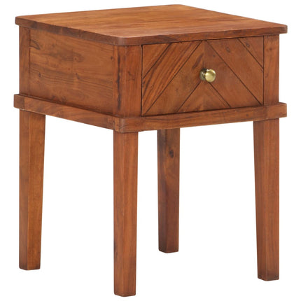 Table De Chevet 40X40X50 Cm Bois D'acacia Massif