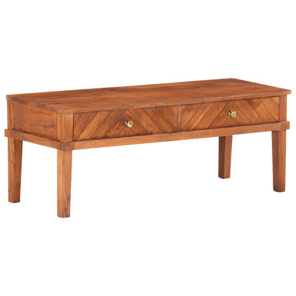 Meuble Tv 110X40X41 Cm Bois D'acacia Massif
