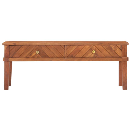 Meuble Tv 110X40X41 Cm Bois D'acacia Massif