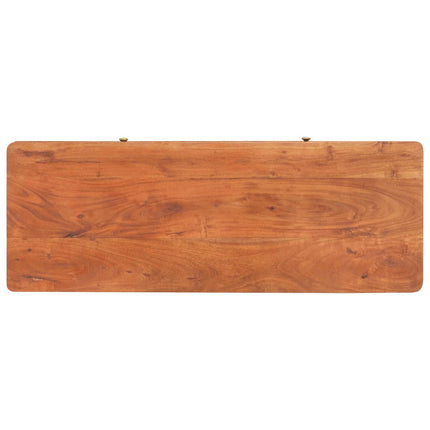 Meuble Tv 110X40X41 Cm Bois D'acacia Massif