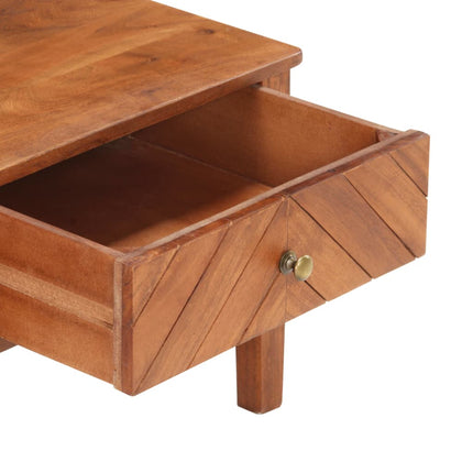 Meuble Tv 110X40X41 Cm Bois D'acacia Massif